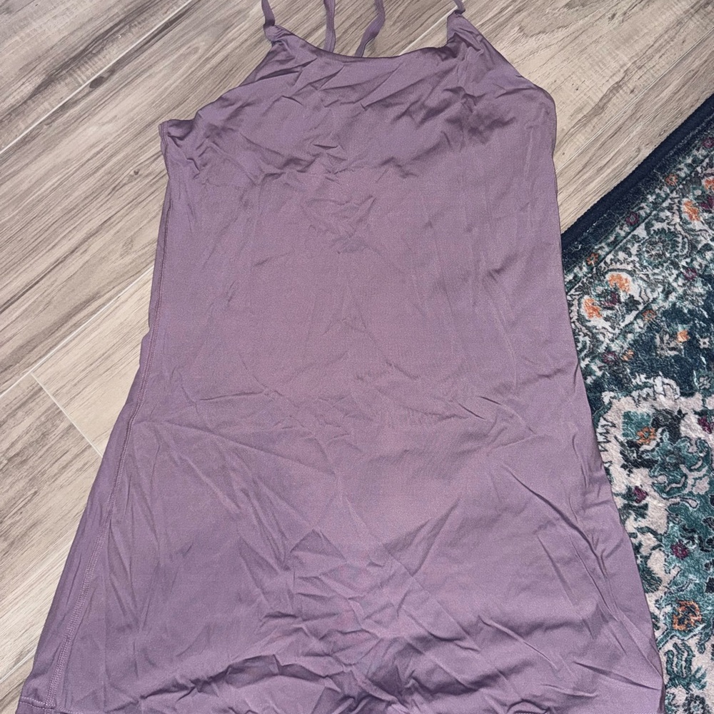 Purple activewear Dress with skort